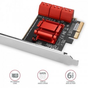 AXAGON PCES-SA6 PCIe controller 6x SATA 6G (PCES-SA6)