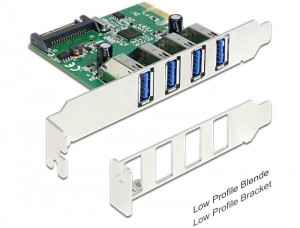 DeLock PCI Express Card > 4x external USB 3.0 (89360)