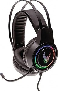 Gjallahorn L33T RGB Gaming Fejhallgató Mikrofonnal Fekete /GJALLARHORN/