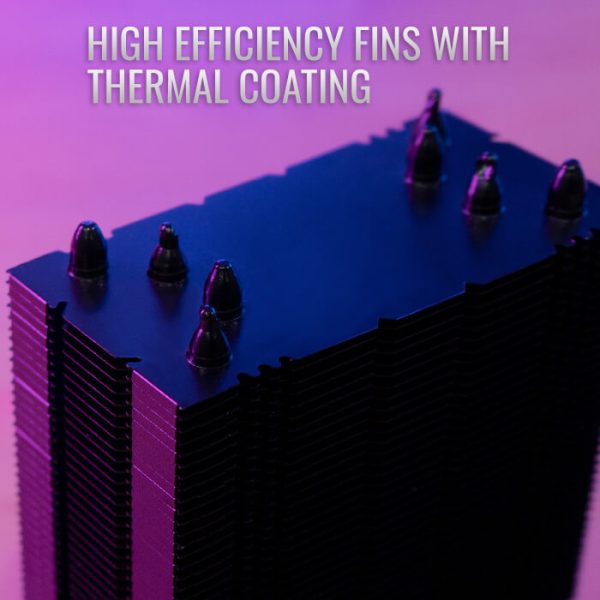 Aerocool Rave 4 ARGB PWM 12cm Processzor hûtõ /ACTC-RV30417.02/