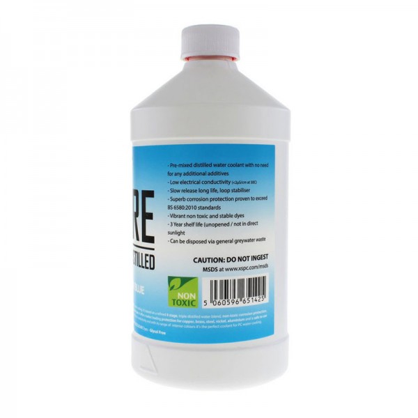 XSPC Pure Coolant, 1 Liter - kék, UV (5060596651425)