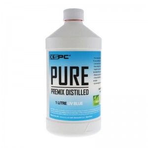 XSPC Pure Coolant, 1 Liter - kék, UV (5060596651425)