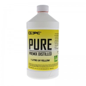 XSPC Pure Coolant, 1 Liter - sárga, UV (5060596651456)