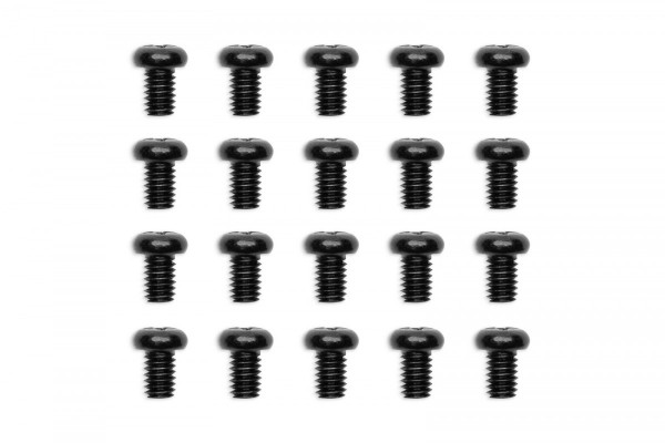 EKWB EK-Loop Phillips Head Screw Set M4x6mm - Black (20pcs) (3831109898017)