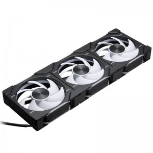 PHANTEKS D30 PWM Regular Airflow D-RGB Ventilátor, 3 darab - 120mm, fekete(PH-F120D30_DRGB_PWM_BK01_3P)