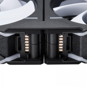PHANTEKS D30 PWM Reverse Airflow D-RGB Ventilátor - 120mm, fekete (PH-F120D30R_DRGB_PWM_BK01)