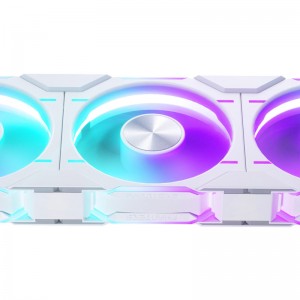 PHANTEKS D30 PWM Regular Airflow D-RGB ventilátor - 120mm, fehér (PH-F120D30_DRGB_PWM_WT01)