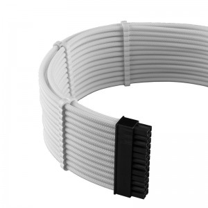 CableMod C-Series Pro ModMesh 12VHPWR kábelkészlet Corsair RM, RMi, RMx (Black Label) - fehér (CM-PCSR-16P3KIT-NKW-R)