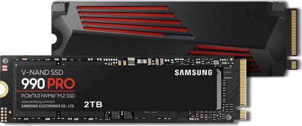 SAMSUNG 990 PRO Heatsink 2 TB, M.2 SSD (MZ-V9P2T0CW)
