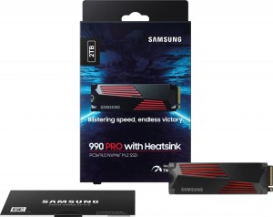 SAMSUNG 990 PRO Heatsink 2 TB, M.2 SSD (MZ-V9P2T0CW)