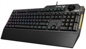 Asus TUF Gaming K1 RGB Keyboard Black HU (90MP01X0-BKHA00)