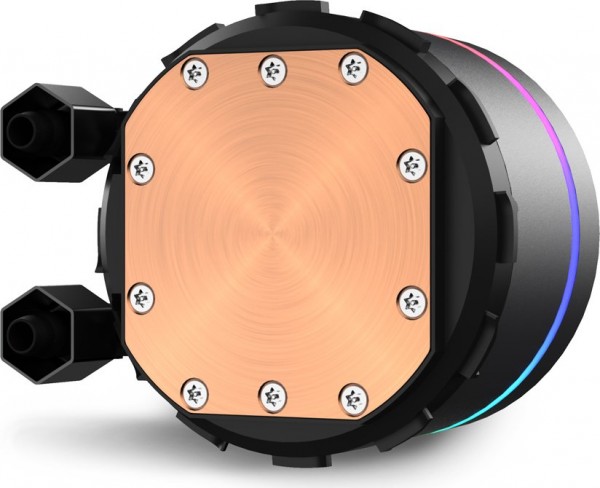Sharkoon - S90 RGB White AIO 360mm, CPU AIO folyadékhűtő (4044951038619)
