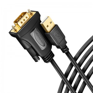 AXAGON ADS-1PQN Adapter kábel, RS-232 COM port USB 2.0-ra - FT232RL chip (ADS-1PQN)