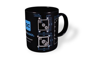 Alphacool Mug black bögre (13731)