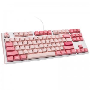 Ducky One 3 Gossamer TKL Pink Gaming billentyűzet - MX-Black Clear Top (US)(DKON2187-HUSPDGOWWPC2)
