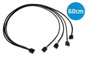 Alphacool y-splitter aRGB 3-pin to 4x 3-pin 60cm (18712)
