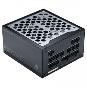 Phanteks Revolt 1000W Platinum, ATX 3.0, PCIe 5.0, teljesen moduláris - 1000 Watt, fekete (PH-P1000PR_BK01C)