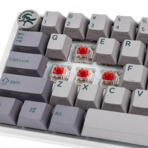 Ducky One 3 Mist Grey SF Gaming - billentyűzet - RGB LED - MX-Red (US)(DKON2167ST-RUSPDMIWHHC2)
