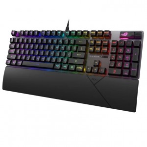 ASUS ROG Strix Scope II RX mechanikus vezetékes billentyűzet - magyar (90MP0350-BKHA00)