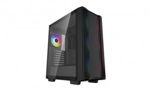 Deepcool CC560 ARGB V2 táp nélküli ablakos ház fekete (R-CC560-BKTAA4-G-2)