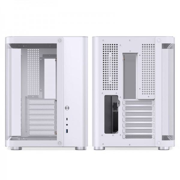 Jonsbo TK-2 2.0 Midi-torony, edzett üveg - fehér (TK-2 WHITE)
