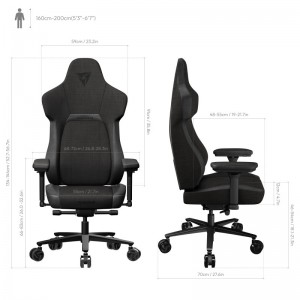 ThunderX3 CORE-Loft, fekete Gamer szék (TEGC-2056101.11)