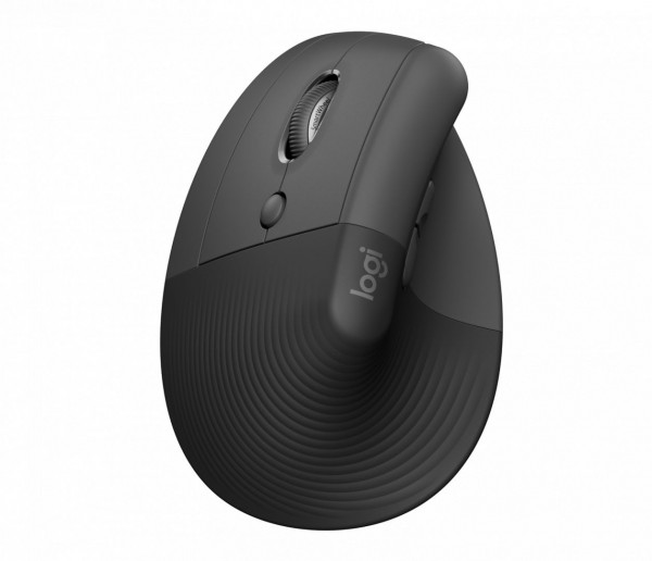 Logitech LIFT Left Hand Vertical Ergonomic Bluetooth Mouse Graphite Grey (910-006495)