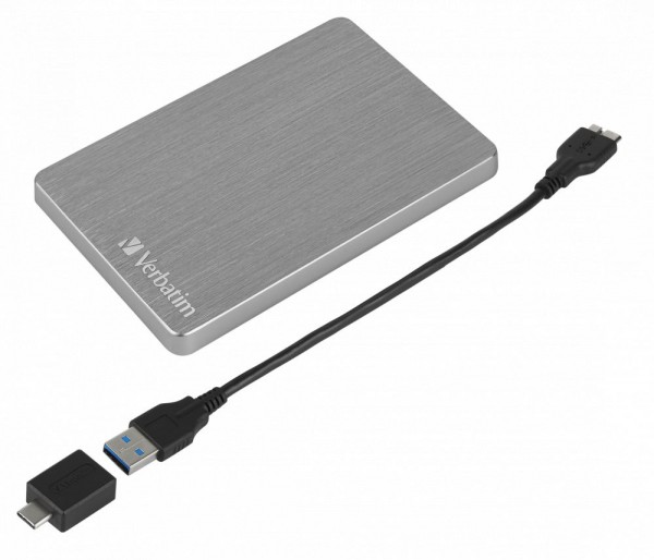 Verbatim 1TB 2,5 USB3.2 Store n Go Alu Slim Silver (53663)