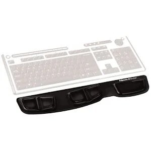 Fellowes Health-V Crystal tenyértámasz billentyűzethez fekete (9183201)