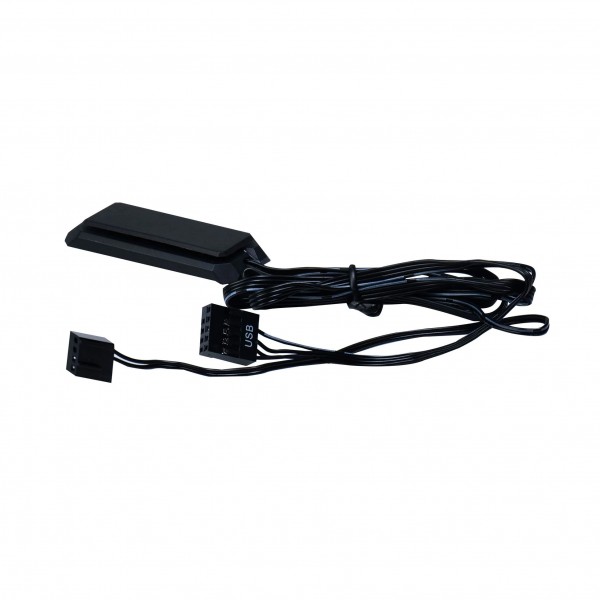 Lian Li UNI FAN SL Wireless LCD ventilátor, ARGB, PWM, 3-as csomag, vezérlővel együtt - fordított lapátos, 120 mm, fekete (12RSLLCD1W3B)