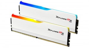 G.SKILL 32GB DDR5 6000MHz Kit(2x16GB) Ripjaw M5 RGB White (F5-6000J3636F16GX2-RM5RW)