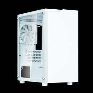 Zalman T4 Plus micro-ATX Gehäuse Tempered Glass Panoramic View - White (T4 PLUS White)