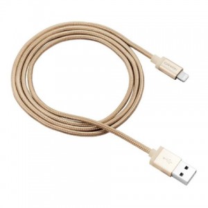 Canyon CNS-MFIC3GO USB2.0 Lightning kábel 1m Gold (CNS-MFIC3GO)