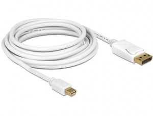 DeLock Cable Mini Displayport 1.2 male > Displayport male 4K 2m (83482)