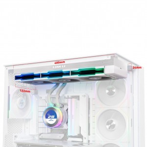Lian Li HYDROSHIFT II LCD-C 360TL ARGB AiO vízhűtés - fehér (GHS2LCD36TW)
