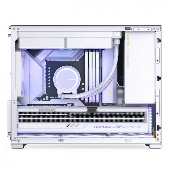 Jonsbo D32 PRO Mesh PC-gépház, mini-gépház, mATX - fehér (D32 PRO MESH WHITE)