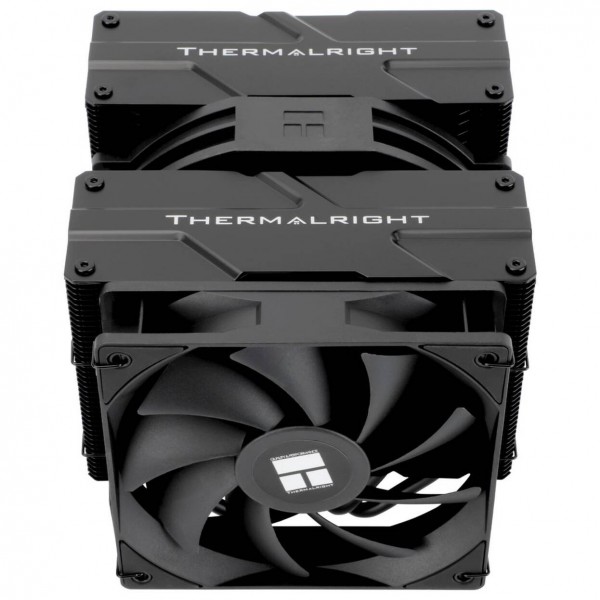 Thermalright Peerless Assassin CPU-hűtő, kettős torony - 140 mm, fekete (PEERLESS ASSASSIN 140 BLACK)