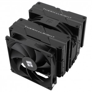 Thermalright Peerless Assassin CPU-hűtő, kettős torony - 140 mm, fekete (PEERLESS ASSASSIN 140 BLACK)