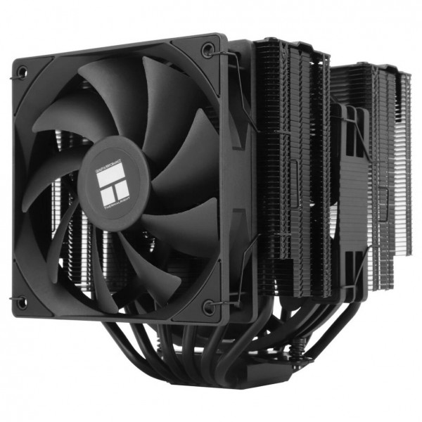 Thermalright Peerless Assassin CPU-hűtő, kettős torony - 140 mm, fekete (PEERLESS ASSASSIN 140 BLACK)