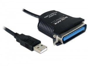 DeLock USB 1.1 to Printer Adapter Cable 0.8m (82001)