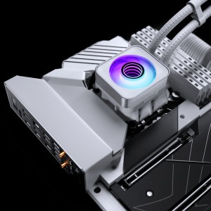 PHANTEKS Glacier One 420D30 X2 DRGB AiO vízhűtés - 420 mm, fehér (PH-GO420D30_DWT02)