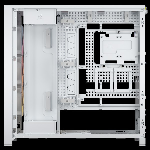 Corsair Frame 5000D RS ARGB PC-gépház, Midi-torony, E-ATX, edzett üveg - fehér (CC-9011310-WW)