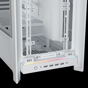 Corsair Frame 5000D RS ARGB PC-gépház, Midi-torony, E-ATX, edzett üveg - fehér (CC-9011310-WW)
