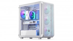 Endorfy Számítógépház - Arx 700 White ARGB (ATX /micro ATX/ITX, 1xUSB-C, 2xUSB3.0, 4x14cm LED ventilátor, ablak, fehér) (EY2A017)