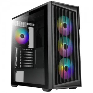 AZZA Torrent 490 Miditower fekete 4xARGB ventilátor (CSAZ-490)