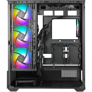 AZZA Tiara 501B Miditower fekete 4xARGB ventilátor (CSAZ-501B)