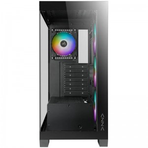 AZZA Cove 570 Miditower fekete 4xARGB ventilátor (CSAZ-570)