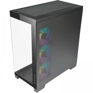 AZZA Cove 570 Miditower fekete 4xARGB ventilátor (CSAZ-570)