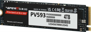 Patriot Viper PV593 4TB, M.2 2280 / M-Key / PCIe 5.0 x4 14000/13000 (PV593P4TBM28H)