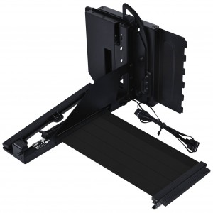 Lian Li többirányú függőleges GPU-tartó, PCIe 5.0 Riser kábellel – fekete (G89.VG4-5-V3X.00)